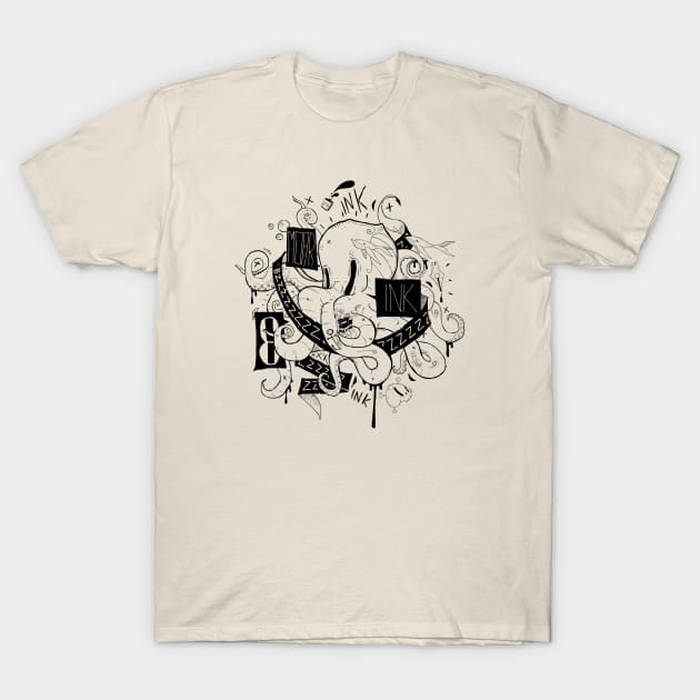 Octopus Ink T-Shirt by Bishok